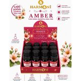 Harmoni Amber Esansiyel Uçucu Koku 10ML 12'li Stant Difüzör Esansı Buhurdanlık Yağı ve Oda Kokusu