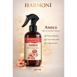 Harmoni AMBER Oda Ve Çamaşır Spreyi Oda Kokusu Oda Spreyi Room Spray 250ml amber kokusu - SPREY AMBER