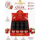 Harmoni Çilek Esansiyel Uçucu Koku 10ML 12'li Stant Difüzör Esansı Buhurdanlık Yağı ve Oda Kokusu