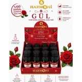 Harmoni Gül Çiçeği Esansiyel Uçucu Koku 10ML 12'li Stant Difüzör Esansı Buhurdanlık Yağı ve Oda Kokusu