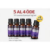 Harmoni Lavanta Esansiyel Uçucu Koku 10ML Difüzör Esansı Buhurdanlık Yağı ve Oda Kokusu 5AL 4öde - Şeffaf