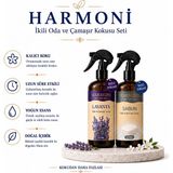 Harmoni Lavanta-Sabun 2'li Oda ve Çamaşır Spreyi Oda Kokusu Oda Spreyi 250ML - 2Lİ SET
