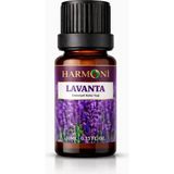 Harmoni Lavantasaf Esansiyel Uçucu Yağ Buhurdanlık Yağı Difüzör Esansı Aromaterapi Ortam Koku 10ML - Şeffaf