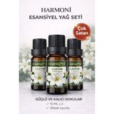 Harmoni Lilyum Çiçeği Esansiyel Uçucu Koku 3x10ML Difüzör Esansı Buhurdanlık Yağı ve Oda Kokusu - LİLYUM