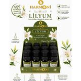Harmoni Lilyum Esansiyel Uçucu Koku 10ML 12'li Stant Difüzör Esansı Buhurdanlık Yağı ve Oda Kokusu