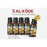 Harmoni Limon Çiçeği Esansiyel Uçucu Koku 10ML Difüzör Esansı Buhurdanlık Yağı ve Oda Kokusu 5AL 4öde