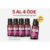 Harmoni Lotus Esansiyel Uçucu Koku 10ML Difüzör Esansı Buhurdanlık Yağı ve Oda Kokusu 5AL 4öde