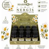 HARMONİ NERGİS Çiçeği Esansiyel Uçucu Koku 10ML 12'li Stant Difüzör Esansı Buhurdanlık Yağı ve Oda Kokusu