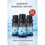 Harmoni Okyanus Esansiyel Uçucu Koku 3X10ML Difüzör Esansı Buhurdanlık Yağı ve Oda Kokusu