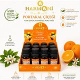 HARMONİ PORTAKAL Çiçeği Esansiyel Uçucu Koku 10ML 12'li Stant Difüzör Esansı Buhurdanlık Yağı ve Oda Kokusu