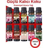 Harmoni Saf Esansiyel Uçucu Yağ Buhurdanlık Yağı Difüzör Esansı Aromaterapi Ortam Koku Yağı 10X10ML - 10X10 ML