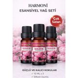 Harmoni Şakayık Çiçeği Esansiyel Uçucu Koku 3X10ML Difüzör Esansı Buhurdanlık Yağı ve Oda Kokusu - ŞAKAYIK ÇİÇEĞİ