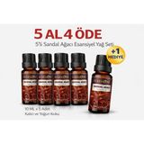 Harmoni Sandal Ağacı Esansiyel Uçucu Koku 10ML Difüzör Esansı Buhurdanlık Yağı ve Oda Kokusu 5AL 4öde - Çok Renkli
