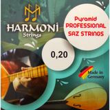 Harmoni Strings Hrm20P Pyramid Uzun Sap Saz Bağlama Teli Takım Pr