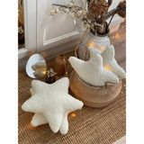 Harmoni Tekstil Puffy Yıldız Yastık Çocuk Odası Aksesuar - 50 x 50 cm - Beyaz