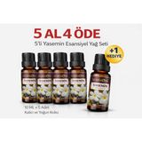 Harmoni Yasemin Esansiyel Uçucu Koku 10ML Difüzör Esansı Buhurdanlık Yağı ve Oda Kokusu 5AL 4öde