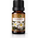 Harmoni Yasemin Saf Esansiyel Uçucu Yağ Buhurdanlık Yağı Difüzör Esansı Aromaterapi Ortam Koku 10ML - Şeffaf