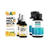 Harmonica Linea 30 ml Damla 2 Adet + Keto Weight Loss 60LIK 2 Adet - 1 Paket