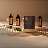 Harmony Saç Bakım Seti Vücut Bakım Seti - Patchouli Şampuan, Duş Jeli ve Saç Kremi - 400 ml