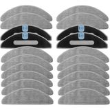 Harmonyha 20 Pcs Parçalar Irobot Roomba Combo I5, I5+, J5, J5+ Robot Vakum Mikrofiber Yıkanabilir Yeniden Kullanılabilir Kumba (Yurt Dışından)