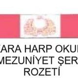 Harp Okulu Mezuniyet Şerit Rozeti (Kara Kuvvetleri)