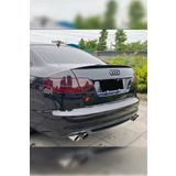 Harphour Audi A6 C6 Bagaj Üstü Spoiler Parlak Siyah Spoyler Plastik İthal 2005-2011