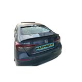 Harphour Honda Civic 2022+ Fe1 Bagaj Üstü + Cam Üstü Spoiler 2’li SET Pianoblack Boyalı İthal Abs Plastik