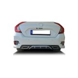 Harphour Honda Civic Fc5 Uyumlu Amg Dizayn Ithal Difüzör Alt Üst Tırnaklı 2016-2020