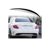 Harphour Mercedes C Serisi W205 Uyumlu Bagaj Üstü Spoiler İthal Pianoblack Parlak Siyah Spoyler Kanat