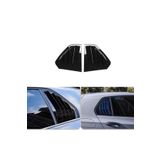Harphour Volkswagen Aksesuar Golf 8 Uyumlu Kelebek Cam Vizörü Piano Black 2021+