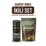Harput Dibek İkili Set 1000 Gr Silindir Kutu Dibek Kahvesi + 1000 Gr Sütlü Toz Menengiç Kahvesi