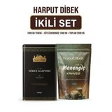 Harput Dibek İkili Set 1000 Gr Teneke Kutu Dibek Kahvesi + 1000 Gr Sütlü Toz Menengiç Kahvesi