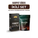 Harput Dibek İkili Set 200 Gr Eko Paket Dibek Kahvesi + 200 Gr Sütlü Toz Menengiç Kahvesi