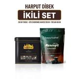 Harput Dibek İkili Set 250 Gr Teneke Kutu Dibek Kahvesi + 200 Gr Sütlü Toz Menengiç Kahvesi