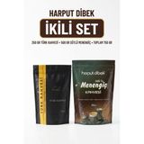 Harput Dibek İkili Set 250 Gr Türk Kahvesi + 500 Gr Sütlü Toz Menengiç Kahvesi (Toplam 750 Gr)