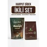 Harput Dibek İkili Set 500 Gr Sütlü Toz Menengiç Kahvesi + 250 Gr Espresso Premium Blend