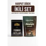 Harput Dibek İkili Set 500 Gr Teneke Kutu Dibek Kahvesi + 500 Gr Sütlü Toz Menengiç Kahvesi