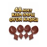 HARPUTLUPLASTİK KISA SAPLI OYUN KAŞIĞI(48 Adet)