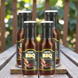 Harras Barbekü Sos Cam Şişe 4 Adet x 285 gr