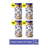Harras Glutensiz Fındıklı Süt Reçeli 270 Gr X 4 Adet