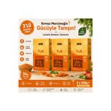 Harras Glutensiz Proteinli Kırmızı Mercimek Makarnası Fusilli 3X240G