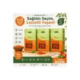 Harras Glutensiz Proteinli Kırmızı Mercimek Makarnası Penne 3x240g