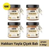 Harras Hakkari Ham Yayla Çiçek Balı 300 gr x 4 Adet - 1,2 kg
