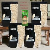 Harras Kavrulmuş Tuzsuz Kabak Çekirdeği 200 gr x 4 Adet ( Tahta Karıştırıcı Hediyeli)