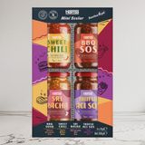 Harras Mini Sos 4'lü 280 G ( Sweet Chili Sos,bbq Sos,sri Racha Sos,trüflü Acı Sos ) - 280 gr