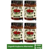Harras Organik Geleneksel Kuşburnu Marmelatı Glutensiz 4 Adet x 350 gr - 1,4 kg