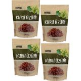 Harras Yerli Çekirdeksiz Kuru Üzüm 4'lü Paket | Doğal Enerji Kaynağı | 4 Adet x 300 gr - 1,2 kg