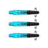 Harrows Darts Technology Carbon 360 şaft, Thor-Sports Rotating Carbon Top (orta, Aqua Blue)