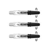 Harrows Darts Technology Carbon 360 şaft, Thor-Sports Rotating Carbon Top (orta, şeffaf)