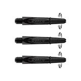 Harrows Darts Technology Carbon 360 Şaft, Thor-Sports Rotating Carbon Top (orta, siyah)